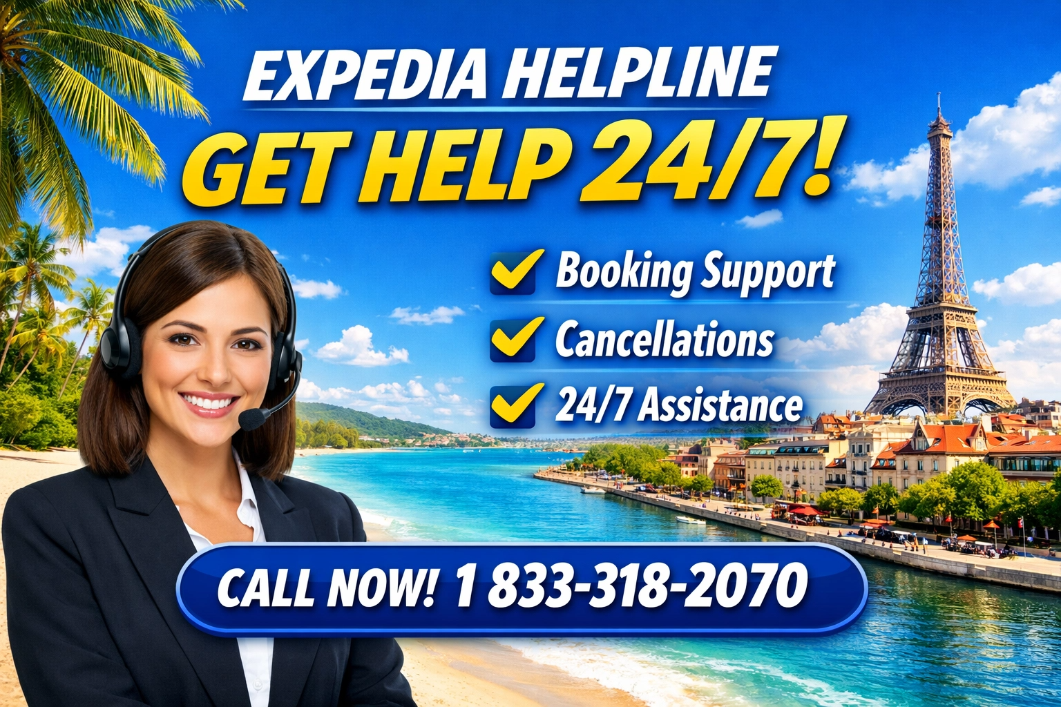 Expedia® Customer Service Toll Free Complete Guide-Step-by-Step Help & Support 24/7 Expedia