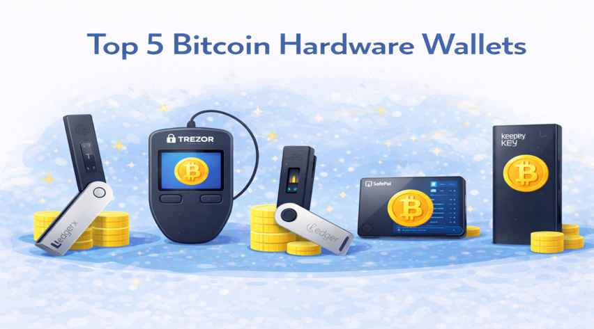 Top 5 Bitcoin hardware wallets: Complete overview