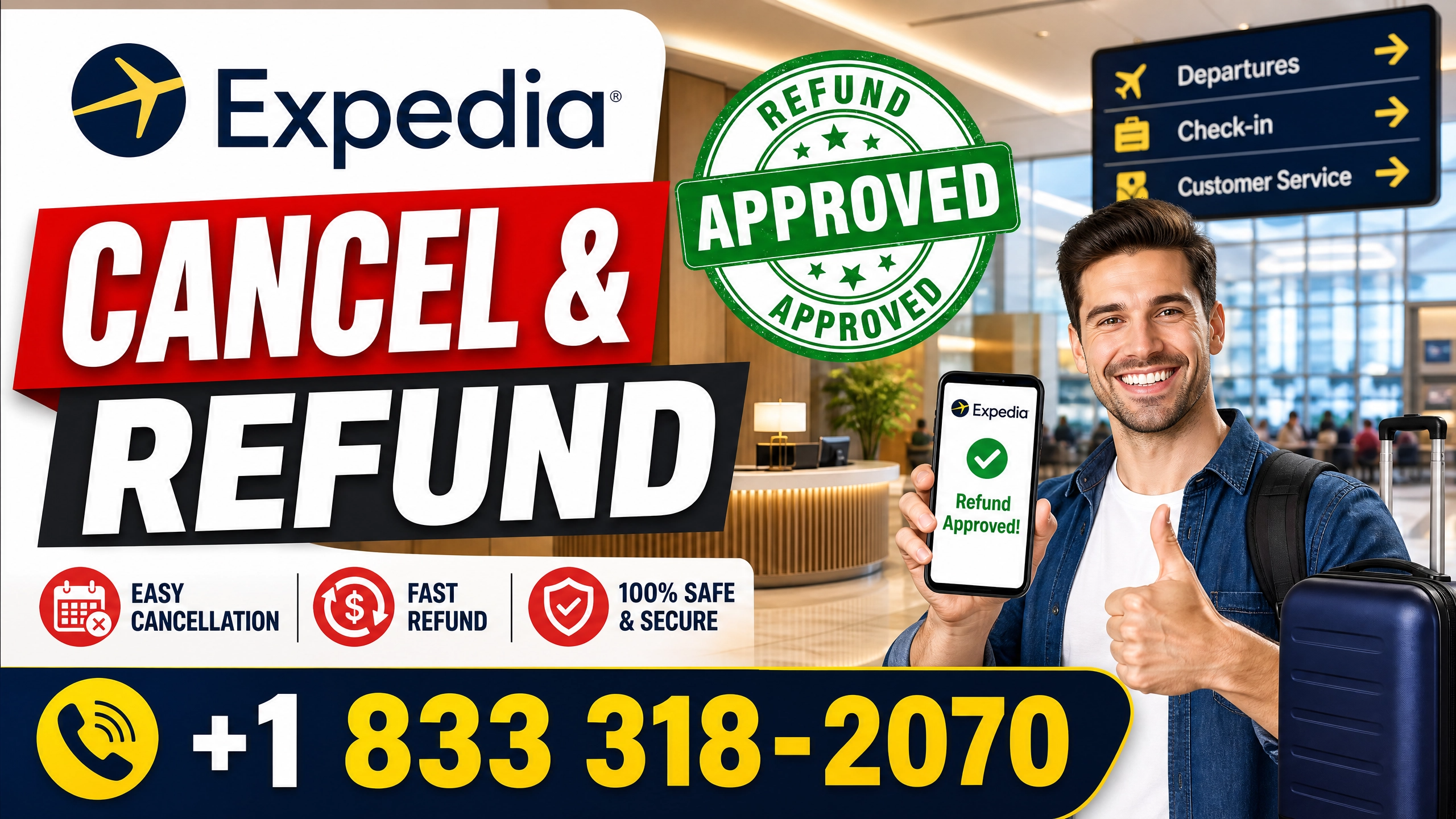 Expedia flights booking customer service | Easy Guide to Solve Ticket, Refund, and Change Issues