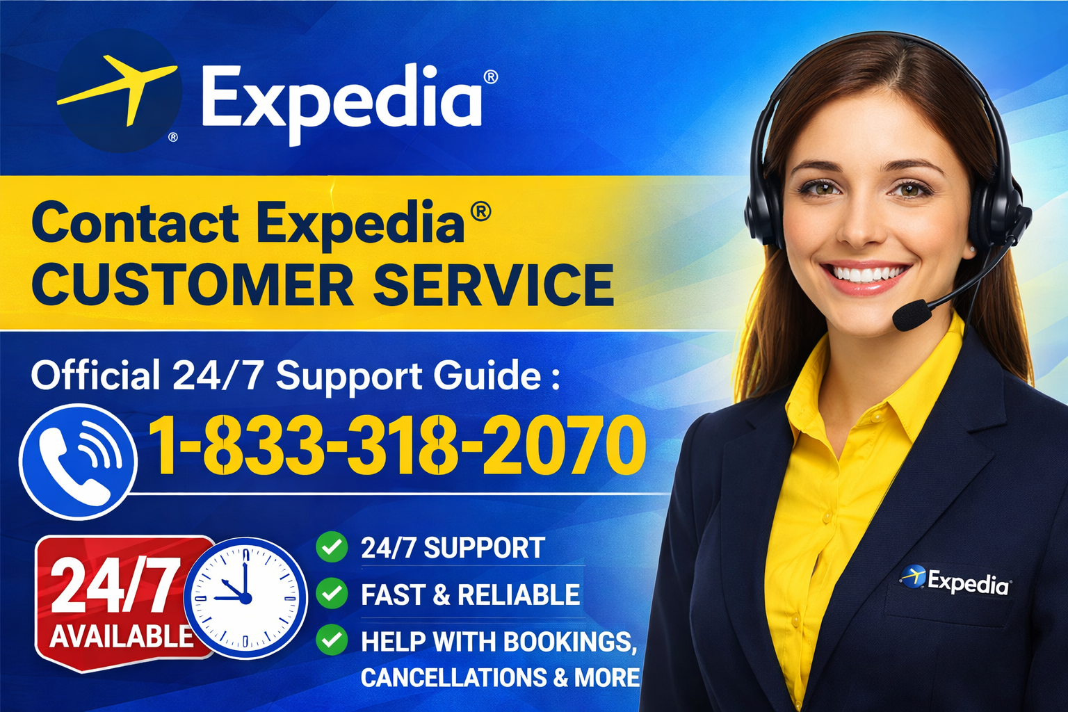 Official {Expedia} Customer Service 24 Hours Call {Number} | Full Guide to 24/7 Support Options